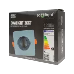 Downlight LED 3W/5W/7W CCT biały kwadrat