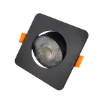 Downlight LED 3W/5W/7W CCT czarny kwadrat