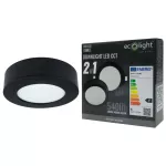 Downlight 6W okrągły CCT 2w1 czarny
