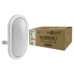 LED Torton 8W 4000K 640lm IP54 OWAL BIAŁY