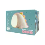 MARY'S lampka nocna LED Dino różowy