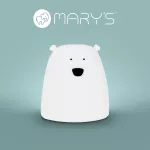 MARY'S lampka LED Miś mały biały RGB+WW /NB