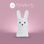 MARY'S lampka LED Zając mały biały RGB+WW +RC
