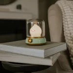 MARY'S lampka nocna LED Płomyczek zielony