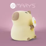 MARY'S lampka nocna LED Kapibara Florystka RGB