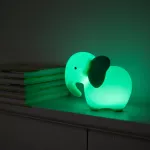 MARY'S lampka nocna LED Słoń Turkusowy