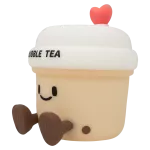 MARY'S lampka nocna LED Bubble Tea