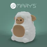 MARY'S lampka nocna LED RGB Owieczka z budzikiem