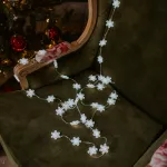 Magiczne lampki 50 led 6500K Śnieżynka 5m 5V APP