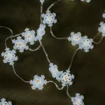 Magiczne lampki 50 led 6500K Śnieżynka 5m 5V APP