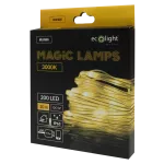 Magiczne lampki 200 led 3000K 20m USB-A 5V