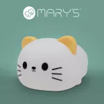 MARY'S lampka nocna RGB z dźwiękiem Słodki Kotek