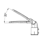 Lampa uliczna PREMIUM 100W 4000K 130lm/W IP65