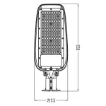 Lampa uliczna PREMIUM 150W 6500K 130lm/W IP65