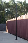 Słup oświetleniowy składany fi 60mm 3m czarny