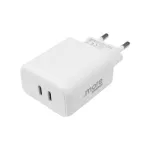 Ładowarka sieciowa 20W 2x USB-C biała