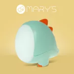 MARY'S lampka nocna LED Dino zielony