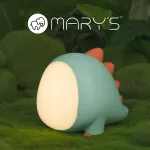MARY'S lampka nocna LED Dino zielony