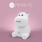 MARY'S lampka nocna LED Krówka niebieska