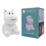 MARY'S lampka nocna LED Krówka niebieska