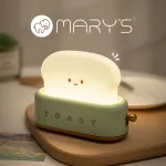 MARY'S lampka nocna LED Toster zielony