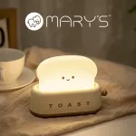 MARY'S lampka nocna LED Toster żółty