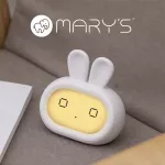 MARY'S budzik królik biały