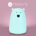 MARY'S lampka LED Miś duży niebieski RGB+WW +RC