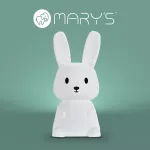 MARY'S lampka LED zając duży biały RGB+WW +RC