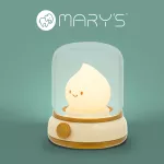 MARY'S lampka nocna LED Płomyczek żółty