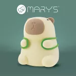 MARY'S lampka nocna LED Kapibara Turysta RGB