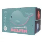 MARY'S lampka nocna LED RGB Delfin