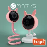 MARY'S Niania kamera elektroniczna Królik różowy WiFI TUYA