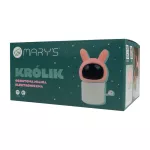 MARY'S Obrotowa niania kamera elektroniczna Królik różowy WiFi TUYA