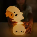 MARY'S lampka nocna RGB z dźwiękiem Leniwy Piesek