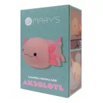 MARY'S lampka nocna LED Aksolotl różowy