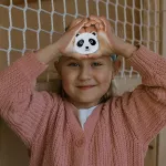 MARY’S latarka czołowa dziecięca panda 38lm Li-Pol ładowalna