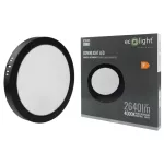 Downlight N/T okrag 24W 4000K czarny DL-1