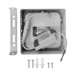 Downlight N/T kwadrat 110x110 6W 4000K 450lm (B)