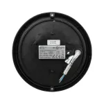 Torton TOR-12RB 12W 4000K 1080lm IP54 OKRĄG CZARNY