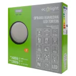 Torton TOR-15RB 15W 4000K 1380lm IP54 OKRĄG CZARNY