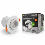 Oprawka kierunkowa LED 2w1 7W 3CCT 600lm biały