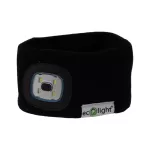 Opaska czołowa z latarką LED czarna 1W 6500K