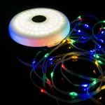 Magiczne lampki kempingowe 80led RGBNW 8m USB-C 5V
