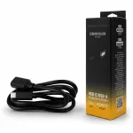 Przedłużka USB C-USB A 1m czarna