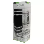 Oprawa elewacyjna OE-1C 2XGU10 IP54 CZARNA