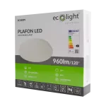 Plafon LED 12W 960lm IP44 4000K