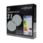 Downlight 18W okrągły CCT 2w1 biały