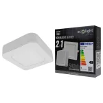 Downlight 6W kwadrat CCT 2w1 biały