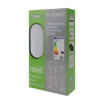 LED Torton 20W 4000K 1800lm IP65 OWAL CZARNY